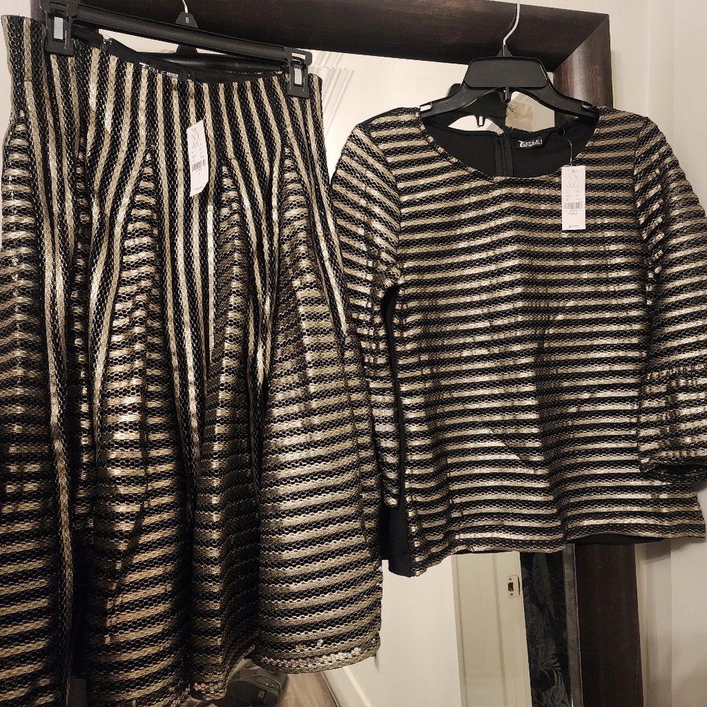 Shirt and skirt set